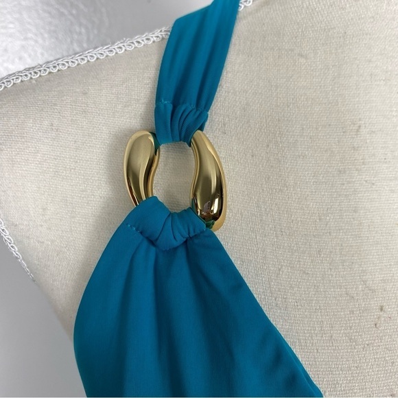 Sauipe “Valentina” one piece ruched halter swimsuit - Picture 4 of 10